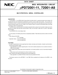 UPD72001C Datasheet