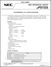 UPD7225GC-AB6 Datasheet