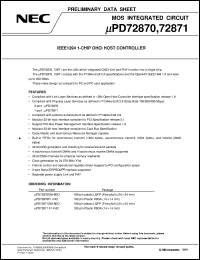 UPD72870AF1 Datasheet