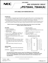 UPD7564ACS-XXX Datasheet