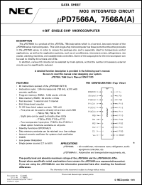 UPD7566AG(A)-XXX Datasheet