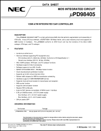 UPD98405GL-PMU Datasheet