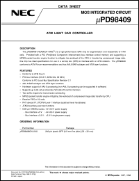 UPD98409GN-LMU Datasheet