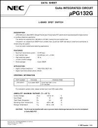 UPG132G-E1 Datasheet