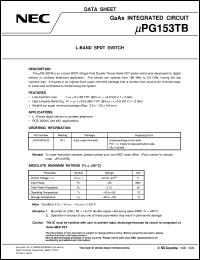 UPG153TB-E3 Datasheet
