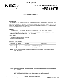 UPG154TB-E3 Datasheet