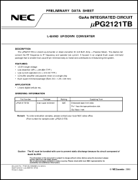 UPG2121TB Datasheet