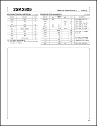 2SK2806-01 Datasheet