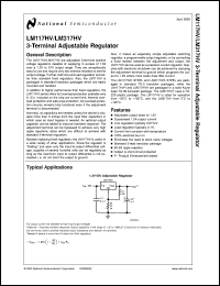 LM317HVKSTEEL Datasheet