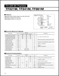 TF821M Datasheet