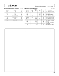 2SJ424 Datasheet