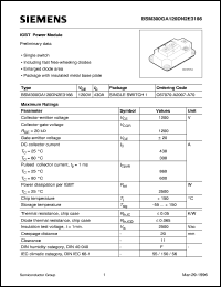 BSM300GA120DN2E3166 Datasheet