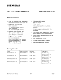 HYM322160GS-60 Datasheet