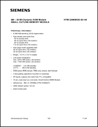 HYM328000GD-60 Datasheet