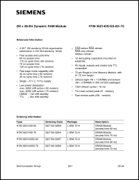 HYM362140S-60 Datasheet