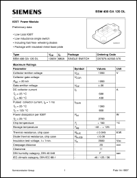 BSM400GA120DL Datasheet