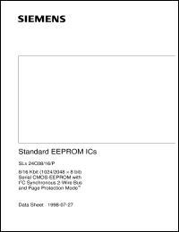 SLA24C08-S-3/P Datasheet
