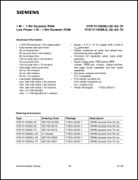HYB511000BJL-70 Datasheet