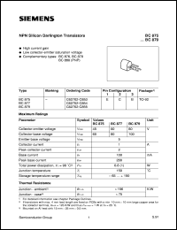 BC879 Datasheet