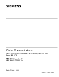 PEF24902 Datasheet