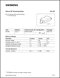 BA582 Datasheet