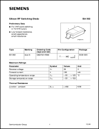 BA592 Datasheet