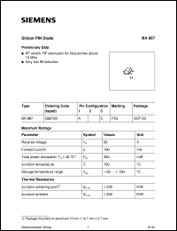 BA887 Datasheet