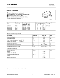 BAR64 Datasheet