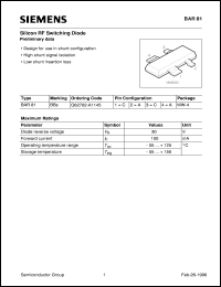 BAR81 Datasheet