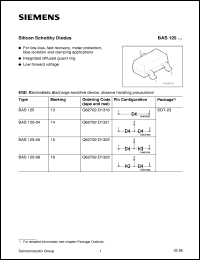 BAS125 Datasheet