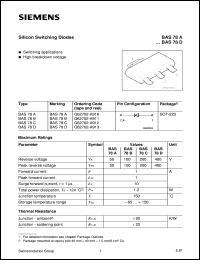 BAS78A Datasheet