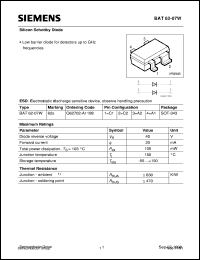 BAT62-02W Datasheet
