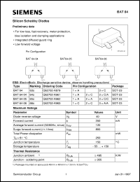 BAT64-06W Datasheet