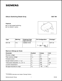 BAV99 Datasheet