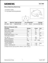 BAV99W Datasheet