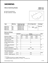 BAW78D Datasheet