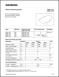 BAW79D Datasheet