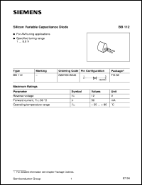 BB112 Datasheet