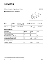 BB419 Datasheet