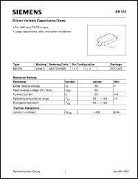 BB535 Datasheet