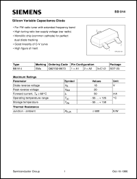 BB911/A Datasheet