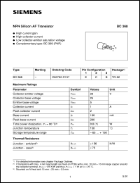 BC368 Datasheet