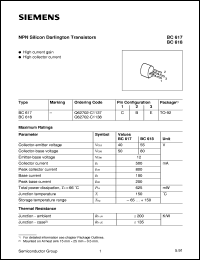 BC617 Datasheet