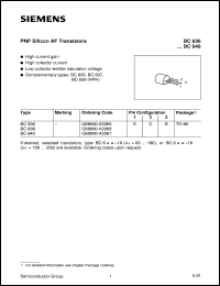 BC636 Datasheet