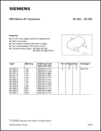 BC846B Datasheet