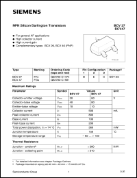 BCV47 Datasheet