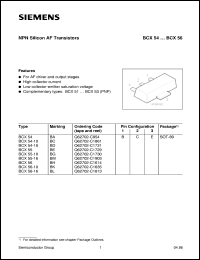 BCX56 Datasheet