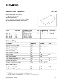 BCX69 Datasheet