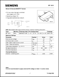 BF1012 Datasheet