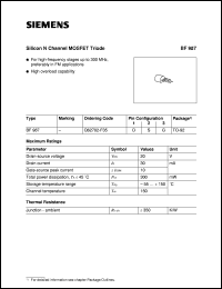 BF987 Datasheet